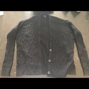 black cardigan